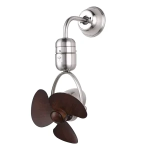 16 Inch Ceiling and Wall 2-in-1 3 Blades Enclosed Air Cage Corner Fan with 5 Speeds Remote Control