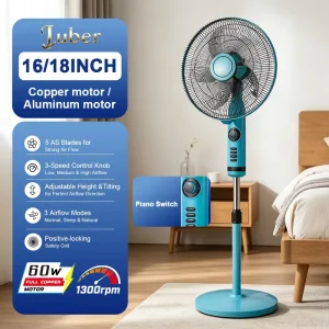 16-Inch Electric 3-Speeds Electric Standing air Circulation Ventilador air Circulator Fan