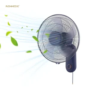 16 Inch Electric Wall Mount Fan Strong Wind High Efficiency 5 Rotary Vanes Plastic Air Cooling Fan Outdoor Household RV Garage
