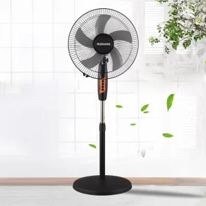 16 Inch High Performance 3 Blade Floor Fan with 5 Speed Airflow Great for Home Office & Outdoor Adjustable Cooling