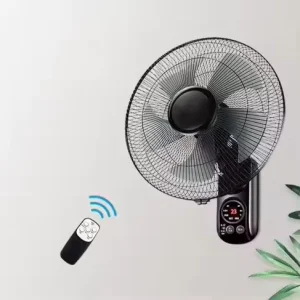 16 Inch Oscillating 58W Wall Mounted Fan Remote Control Five Leaf Fan Industrial House Wall Mounted Fan