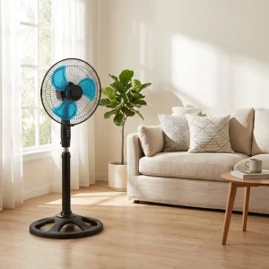 16 Inch Pedestal Fan Strong Wind Stand Fan Oscillating Electric Fan for Hot Climate Home Use Southeast Asia Africa OEM