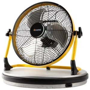 16 Inch Portable Floor Table Fan Rechargeable Fan with Solar Panel Ideal for Home Office Camping and Fishing Use