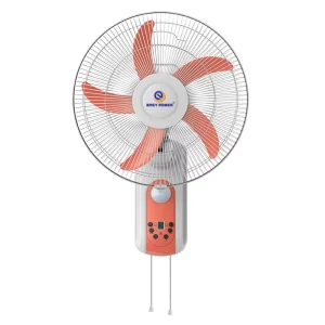 16 Inch Remote Control Rechargeable Electric Wall Mounted Fan Home Ventilation Solar Wall Fan