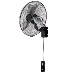 16 Inch Remote Control Wall Mounted Electric Fan Household Plastic Metal Shaking Head Fan Wall Fan Production