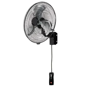 16 Inch Remote Control Wall Mounted Electric Fan Household Plastic Metal Shaking Head Fan Wall Fan Production