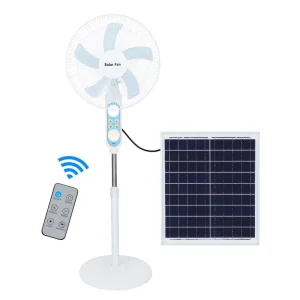 16 Inch Solar Fan with Strong Speed Wiht Wind Force and Long Working Time Solar Stand Fan