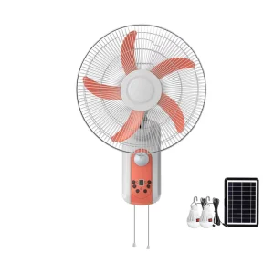 16 Inch Solar LED Hanging Fan with Rechargeable Ceiling Panel