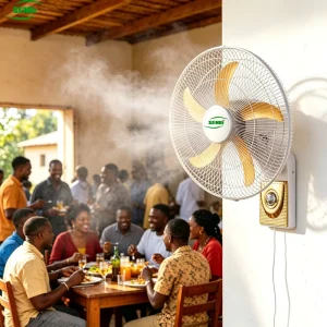 16 Inch Wall Fan 12v DC Wall Mounted Fans Ventilateur Portable Air Conditioner Fan