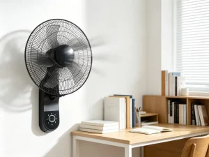 16 Inch Wall Mounted Fan CE CB Electric Fan 7.5 Hours Timer High Velocity Airflow Oscillating Wall Mounted Fan
