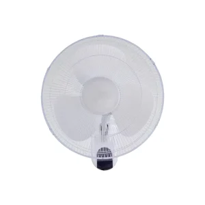 16” Wall Mounted Electric Fan 3 Speeds Oscillation Metal Grill with Remote Control for Household