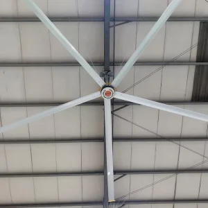 16ft 0.75kW Energy-Saving HVLS Ceiling Fan, Industrial Aluminum Alloy Blades, Low Noise, Touch Control