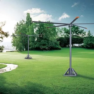16ft 5m Heavy Duty Outdoor Pole Fan with IE5 Motor 500m Coverage Low Noise & Energy Saving for Parks Rest Areas & Picnic Spots
