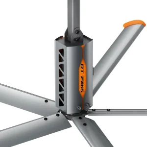 16ft Commercial Warehouse Ventilation HVLS Industrial Ceiling Fans with Aluminum Blades and Motor Core Components