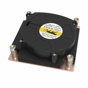 1700 1U V12 Thin Heat Sink Server Cooler CPU Server Radiator Fan Pure Copper Air Cooling TDP 160W