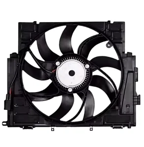 17418642161 Auto Parts Radiator Fan Cooling Fan for BMW F07 F10 F11 F18 528i 528xi N20 2.0T Engine 600W Cooling Fan Assembly