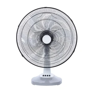 18 Inch 3 Colorful Blade Mechanical Control Table Desk Fan Air Cooling Plastic Fan for Hotels Economically Priced Made in China