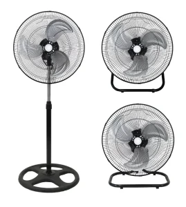 18 Inch 3-in-1 Mechanical Floor Fan High-Power Industrial Fan 3 Aluminum Blades Energy-Saving Quiet Household Commercial Use
