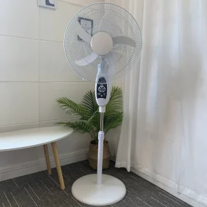 18 Inch Customized Floor Standing Rechargeable Fan with Solar Panel and Remote Control