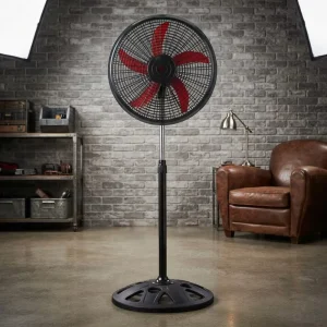 18 Inch Electric Plastic Mechanical Industrial Pedestal Fan with Adjustable Height for Commercial Outdoor Hotel Use
