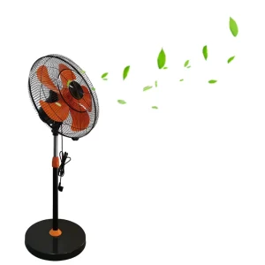 18 Inch Industrial Floor Fan 5 Blades Metal Base Bracket Mechanical Control for Outdoor Car Use Electrical Cooling Fan
