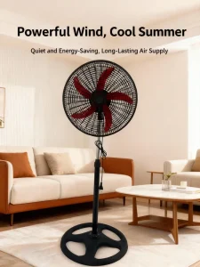18 Inch Pedestal Fan with Sleep Mode and 8 Hour Timer Low Noise for Bedroom Use Tower & Pedestal Fans