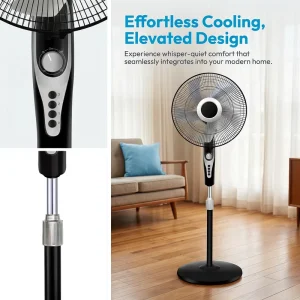 18 Inch Standing Fan Ventilador De Pedestal Home Stand Fans Personalized Standard Electric Household Standing Fan