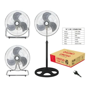 18 Inch Three in One Ventilador Industrial Electric Floor Wall Fan Household Shaking Head Fan for Hotel Use