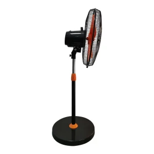18-inch Vertical Bladeless Oscillating Air Cooling Fan 220V Adjustable Height Floor-standing Electric Home Hotel Car Outdoor Use