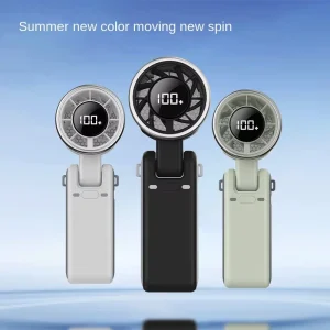180° Pivot Folding 3 in 1 Breeze Fan 10600rpm Drive 3600mah Power Cell 5 level Airflow Wearable Neck Cooler 192g
