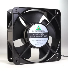 18060 18cm 220V 240V 0.45A 60W AC Brushless Motor Ball Bearing Axial Fan for Radiator Cooling