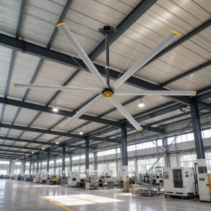 18FT HVLS Industrial Ceiling Fan 5.5m 6 Blades 720000m/h Permanent Magnet Energy Saving Cooling Fan for Warehouse Factory