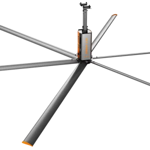 18ft 20ft 24ft Industrial HVLS Ceiling Fan High Volume Low Speed Ventilation for Workshop Warehouse Factory