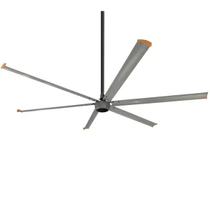 18ft 6.1m HVLS Fan AC Motor Air Cooling Large Industrial Ceiling Fan for Villa Solar Energy