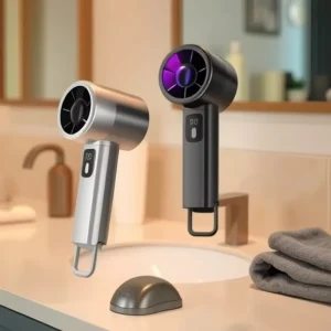 199 Gear Digital Display USB Portable Wearable Desktop Handheld Fan Ice Cooling Turbo Fan High Wind Power Small Fan