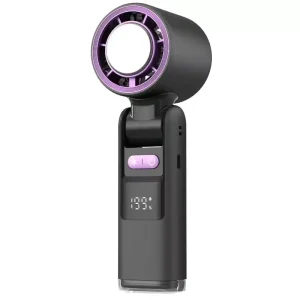 199 Speed Wearable Electric USB Portable Foldable Handheld Mini Fan with Cooling Function and Neck Strap Custom Logo
