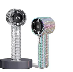 199 Speeds Powerful Rechargeable Electric Fan Portable Mini Handheld Custom Cooling Fan for Office Travel