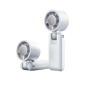 199Speed Adjustable Airflow Portable Mini Fan Wearable Neck Design High Speed Turbo Digital Display Quiet Working