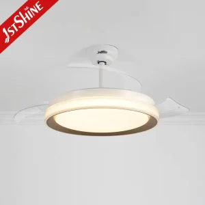 1stshine Bedroom Electric Decorative Fandelier Remote Control Smart Chandelier Bldc Modern Led Ceiling Fan with Light