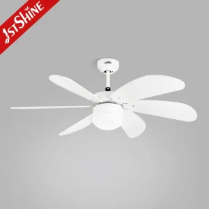 1stshine Ceiling Fan 42 30 Inch Smart Modern White Ceiling Fan Light for Living Room