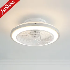 1stshine Ceiling Fan with Starry Lampshade Bedroom Dc Motor Led Smart Ceiling Fan Light
