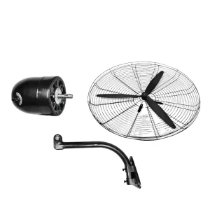 20 26 30 Inch 500 650 750 mm OEM ODM Industrial Oscillating Metal Wall Mounted Industrial Cooling Fan