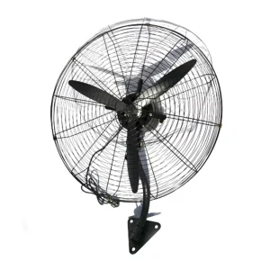 20 26 30 Inch Industrial Wall Mounted Fan Oscillating Copper Wire 3 Speed Electric Air Cooling for Outdoor Use