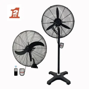 20 26 30 Inch Stand Fan High Speed Powerful Electric Metal Oscillating Wall Mount Industrial Fan With Remote Control