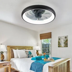 20 Inch 6-Speed Smart Modern LED Ceiling Fan & Light Combo with Remote Control Living Room Ceiling Fan