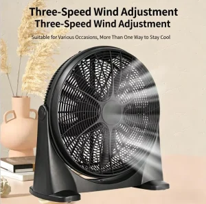 20 Inch Turbo Fan High-Speed Air Circulator Fan Big Wind Turbo Box Fan for South America and Mexico