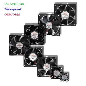 20 to 200mm DC BLDC Axial Cooling Fan 5V 12V 24V 48V Silent Waterproof Brushless Ball Bearing for PC Industrial OEM ODM