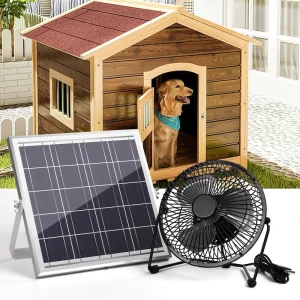 2000RPM Super Quiet Solar Powered Fan 10W Solar Panel Exhaust Fan High Air Flow Solar Fan With Solar Panel