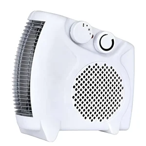 2000W Electric Fan Heater Portable Space Room Warmer Adjustable Thermostat Overheat Protection Indoor Home Office Use