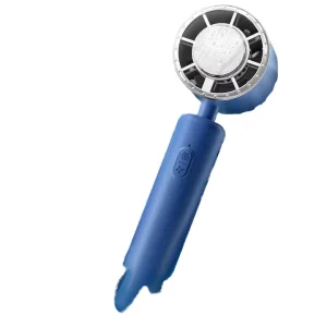 2000mAh Battery USB Rechargeable Five-Speed Plastic Handheld Air Cooling Fan Cold Compress for Outdoor Car Use